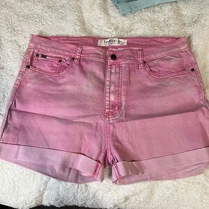 Pink Jean Shorts